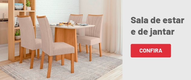 sala de estar e jantar