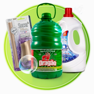 Produtos de limpeza e lavanderia