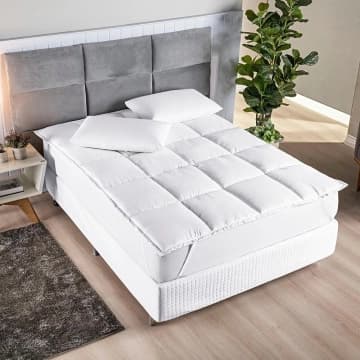 Protetor Colchão Padrão Confort Pillow Enchimento Siliconado - 100% Poliéster — Casa Show Enxovais