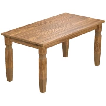 Mesa de Jantar em Madeira 152x92 cm Carvalho Rústico Elliottiis — Elliottiis