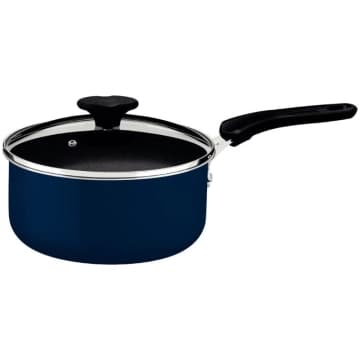 Panela Tramontina Tunis em Alumínio 18 cm 2 L Cerâmico Azul Mediterrâneo — Tramontina