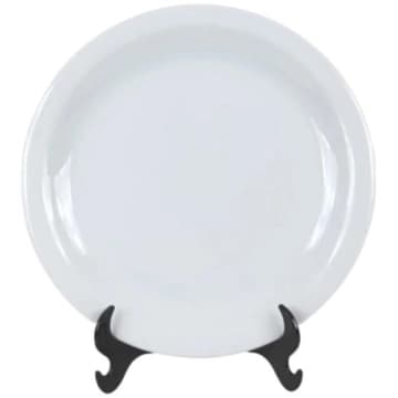 Kit 4 pratos Raso de Mesa Jantar Ceramica Porcelart 2 linha — Porcelarte