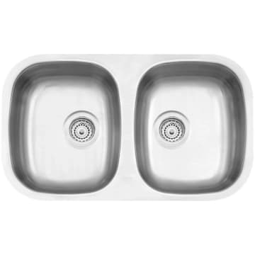 Cuba Tramontina Isis 2C 34 BL em Aço Inox Acetinado 72 x 40 cm Prime com Válvulas 94030103 — Tramontina