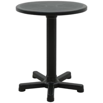Mesa Capri Eco em Polipropileno Redonda 60cm Preta - Tramontina — Tramontina