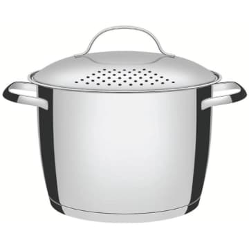 Espagueteira Tramontina Allegra Aço Inox com Fundo Triplo 22 cm 5,5 L — Tramontina