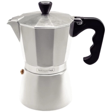 Cafeteira Expresso Italiana Tramontina em Alumínio com Cabo em Nylon 320 ml — Tramontina