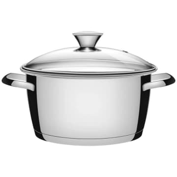 Caçarola Funda Tramontina Allegra em Aço Inox com Fundo — Tramontina