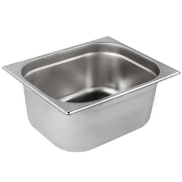 Kit 10 Cubas Gastronomica Inox 1/2x200mm com tampas Brasinox — Brasinox