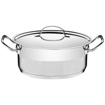 Caçarola Tramontina Professional Rasa em Aço Inox Fundo — Tramontina