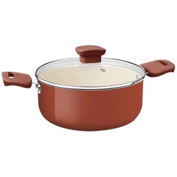 Caçarola Tramontina Veronese Alumínio e Cerâmica Argila 22cm 3,6 L — Tramontina