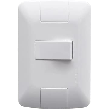Conjunto 4x2 com 1 Interruptor Simples Horizontal Tramontina — Tramontina