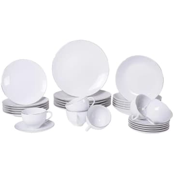 Aparelho de Jantar Tramontina Atena em Porcelana Decorada 30 Peças — Tramontina