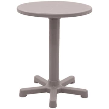 Mesa Capri Eco em Polipropileno Redonda 60cm Camurça - Tramontina — Tramontina