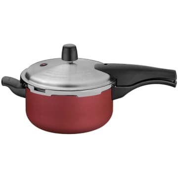 Panela de Pressão Tramontina Vancouver Alumínio Antiaderente Starflon Max Vermelho 20cm 3L — Tramontina