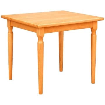 Mesa Quadrada Údine em Madeira Natural Acetinado 80x80x76cm Piratini — Piratini