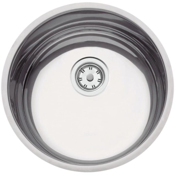 Cuba de Embutir Tramontina Luna 35 BL Standard em Aço Inox Polido 35 cm com Válvula — Tramontina
