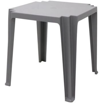 Mesa Tramontina Tambaú 68 x 68 x 72 cm em Polipropileno Cinza — Tramontina
