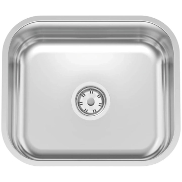 Cuba n.0 Tramontina Lavínia 40 BL Standard em Aço Inox Polido 40 x 34 x 14,5 cm com Válvula — Tramontina
