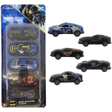 Kit com 5 Mini Veículos Pull Back Batman — Candide