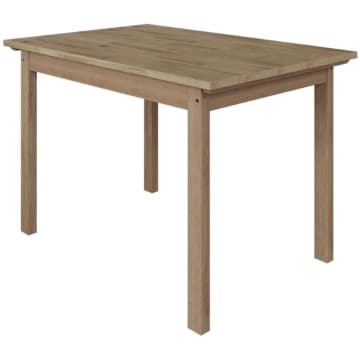 Mesa de Jantar 120x80cm Rústica Envelhecida Meneghetti — Móveis Meneghetti