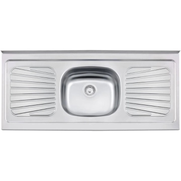 Pia de Apoio Tramontina New Raggi 40 em Aço Inox 120 x 52 cm — Tramontina