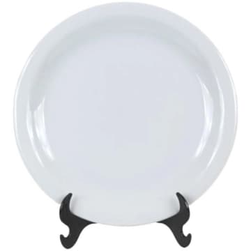 Kit 7 pratos Raso de Mesa Jantar Ceramica Porcelart 2 linha — Porcelarte