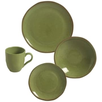 Aparelho de Jantar 16 Peças Daily Fresh Verde Porto Brasil — Porto Brasil