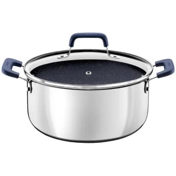 Caçarola Tramontina Romagna Aço Inox Cerâmico Black Stone 20 cm 3,2 L — Tramontina
