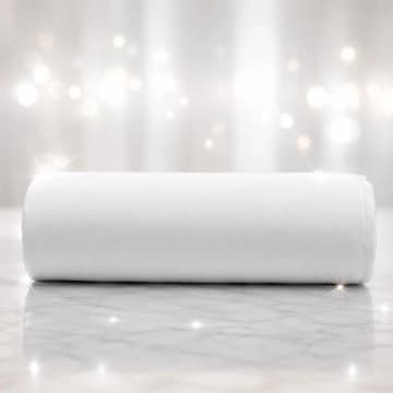Lençol Avulso Quality Queen Micropercal 600 fios Macio Sem Elástico - Branco — Casa Show Enxovais