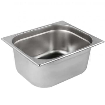 Kit 2 Cubas Gastronomica Inox 1/2x150mm com tampas Brasinox — Brasinox