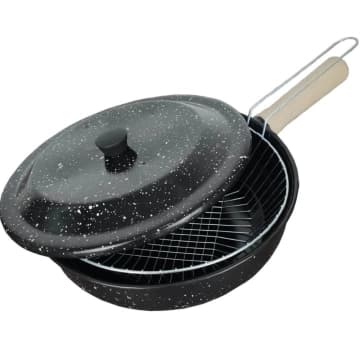 Fritadeira com Tampa e Cesto Frigideira 2,7L Esmaltada Panel — Disul