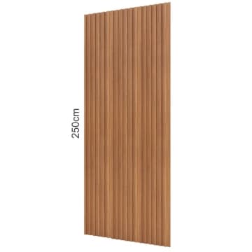 Painel Ripado em MDF 134x250 cm Freijó PA75JJ Dalla Costa — Dalla Costa