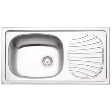 Cuba de Sobrepor Tramontina Alpha Inox Pré Polido 78 x 43 cm com Válvula 93840602 — Tramontina