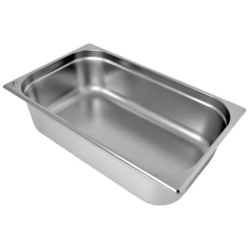 Kit 4 Cubas Gastronomica Inox 1/1x200mm com tampas Brasinox — Brasinox