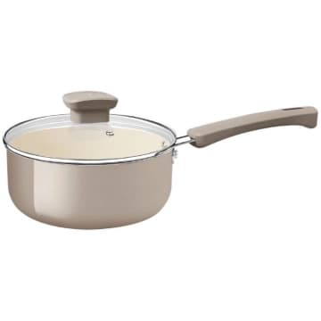 Panela Tramontina Veronese Alumínio e Cerâmica Bege 16cm 1,3 L — Tramontina